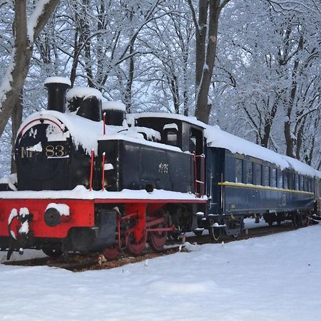 Hotel Le Train Des Reves Dracy-Saint-Loup Exterior foto