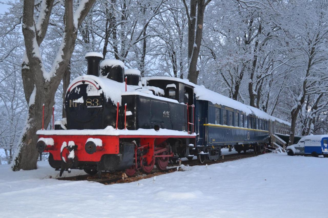 Hotel Le Train Des Reves Dracy-Saint-Loup Exterior foto